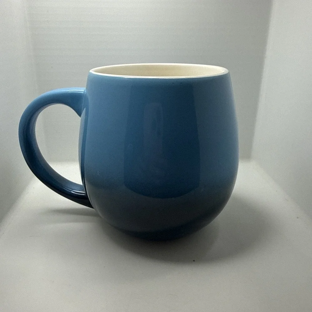 DUNKIN DONUTS WAKE UP Drink DUNKIN Be Awesome Blue Coffee Mug 20 oz